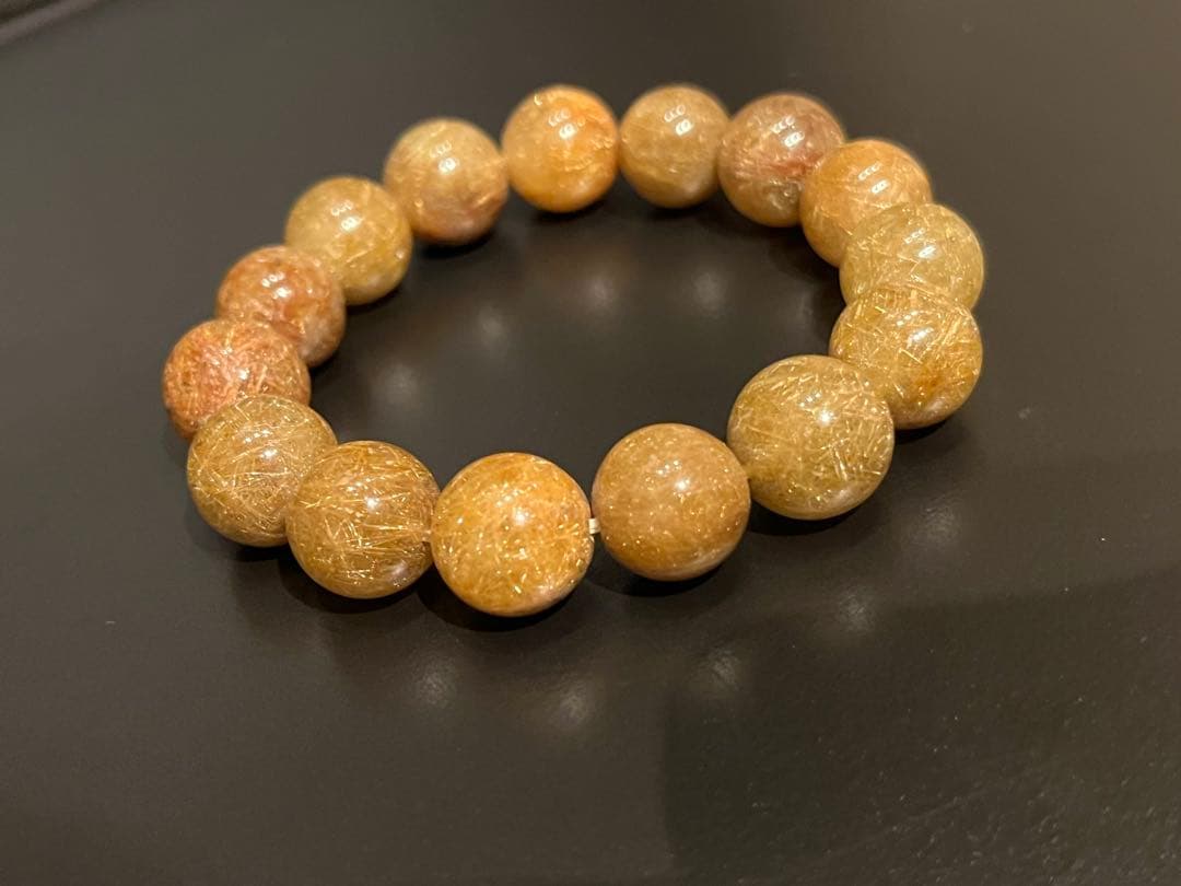 ルチルクォーツ 12mm 15玉