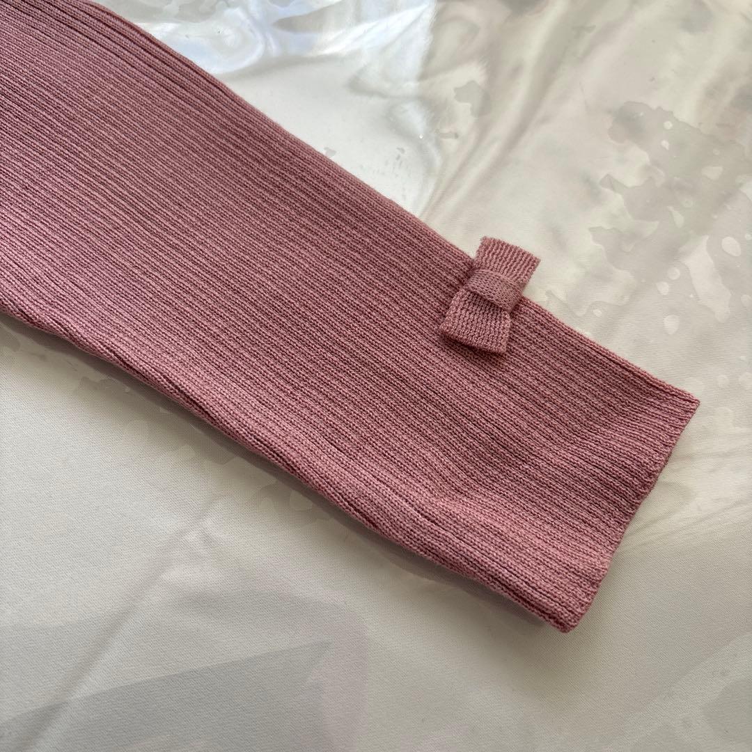 エムズグレイシー　襟元フリルデザインニット 38