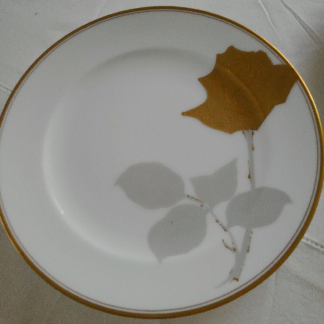 金蝕ばら　ケーキ皿　2枚