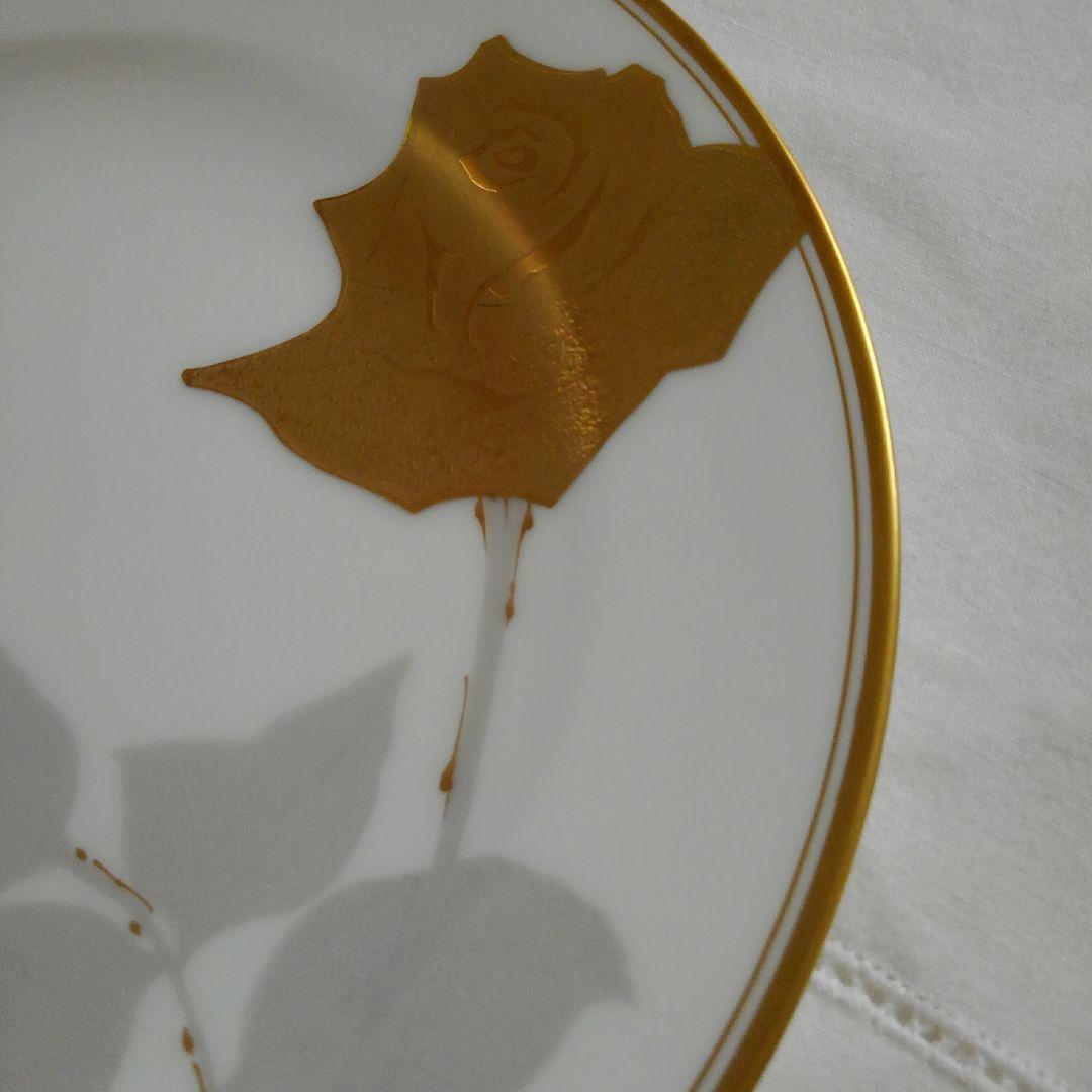 金蝕ばら　ケーキ皿　2枚