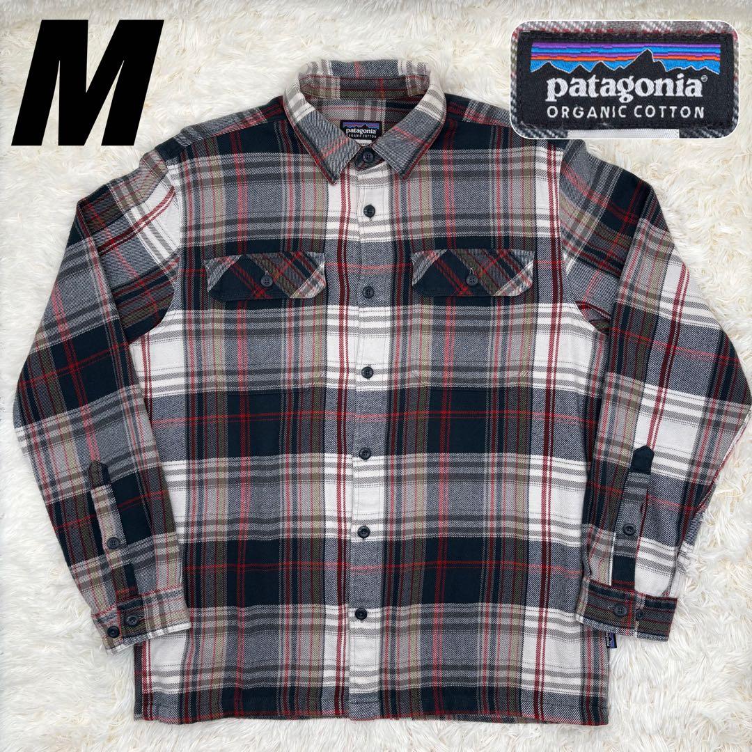 パタゴニア オーガニック コットン フランネルシャツ チェック 53947 M