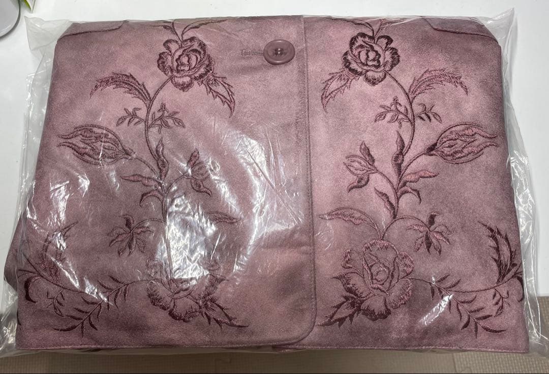 SYNTHETIC SUEDE EMBROIDERY JACKET（M）