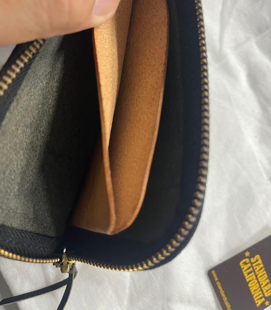 スタンダードカリフォルニア BUTTON WORKS × SDレザー ウォレット