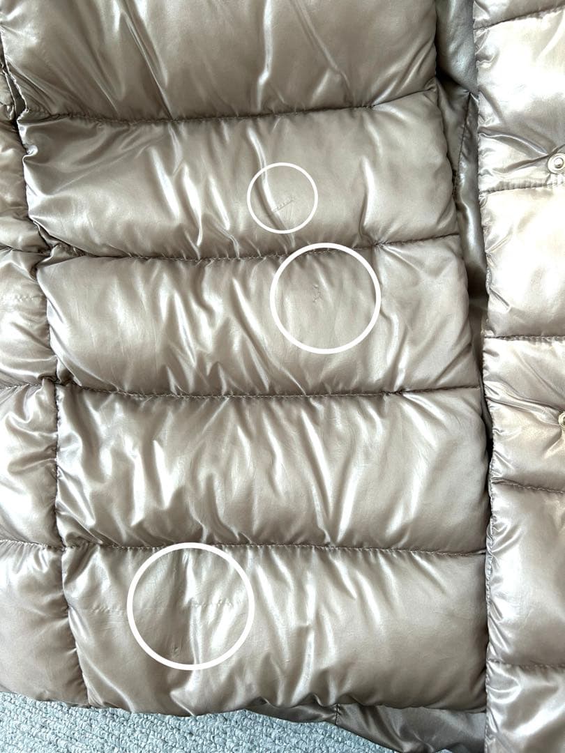 HERNO ヘルノ　ロングダウンジャケット　グレージュ　42サイズ レディースL