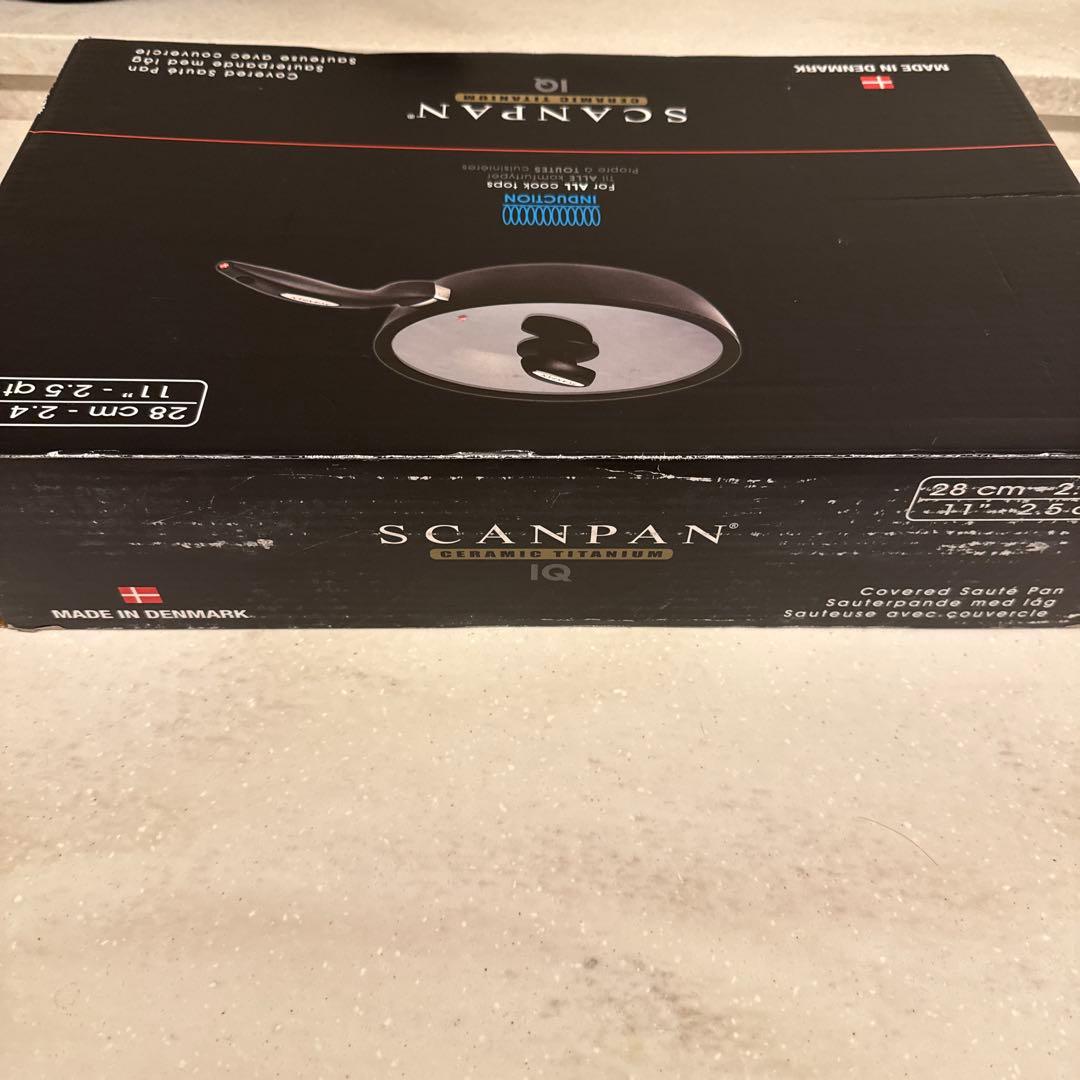 スキャンSCANPAN IQ ソテーパン 28cm 蓋付き IH可