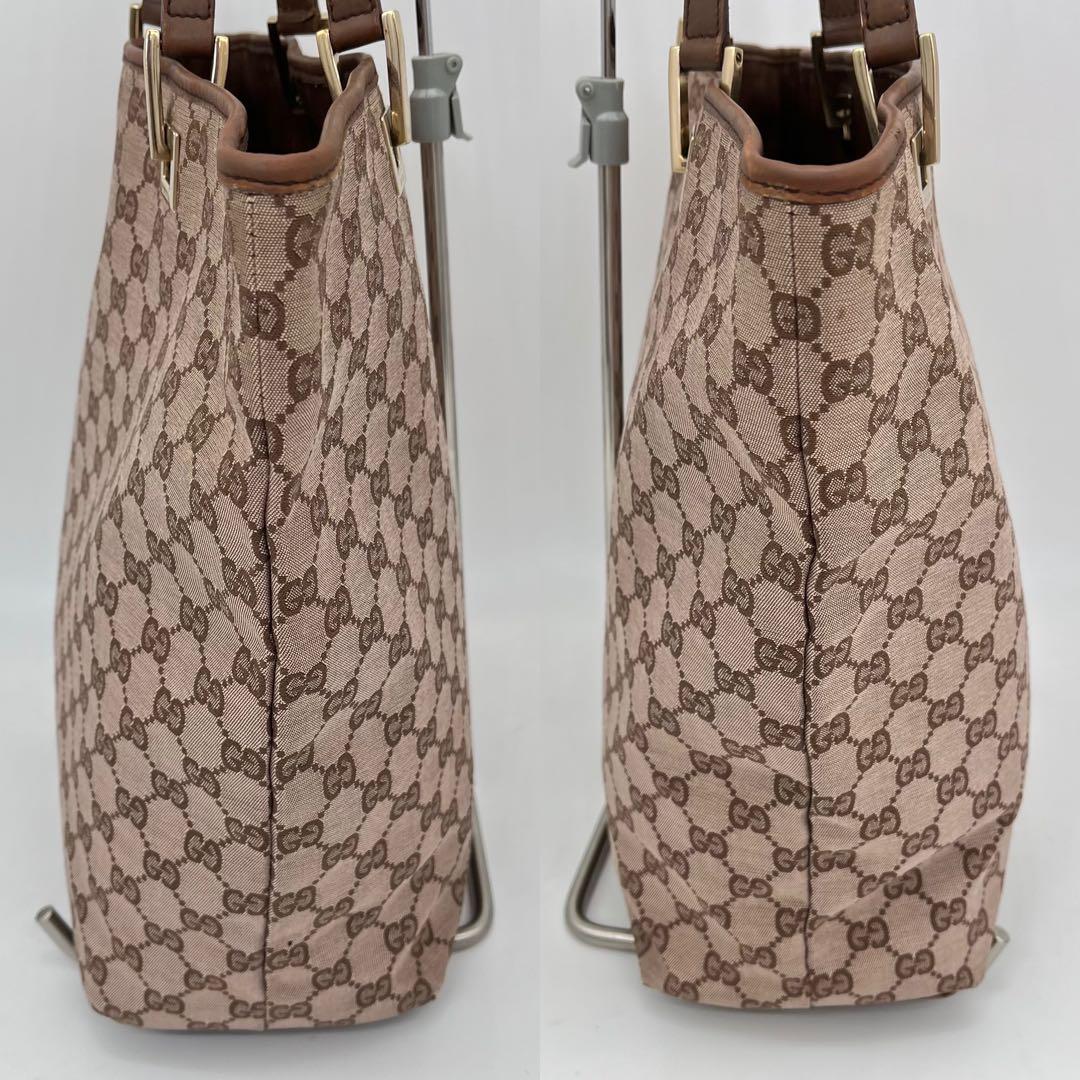 GUCCI トートバッグ 肩掛け GGキャンバス ゴールド金具 002 1098