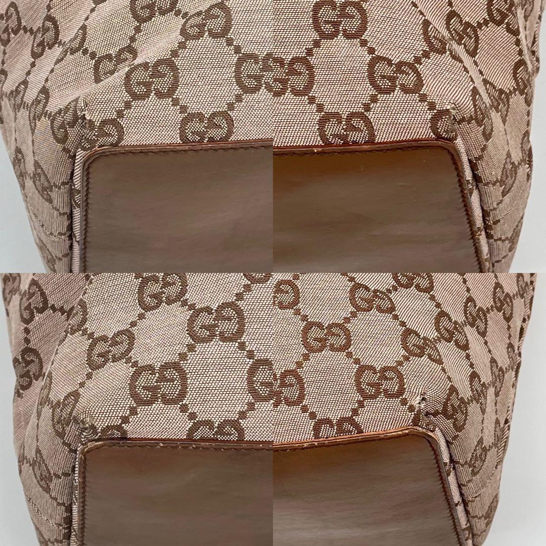 GUCCI トートバッグ 肩掛け GGキャンバス ゴールド金具 002 1098