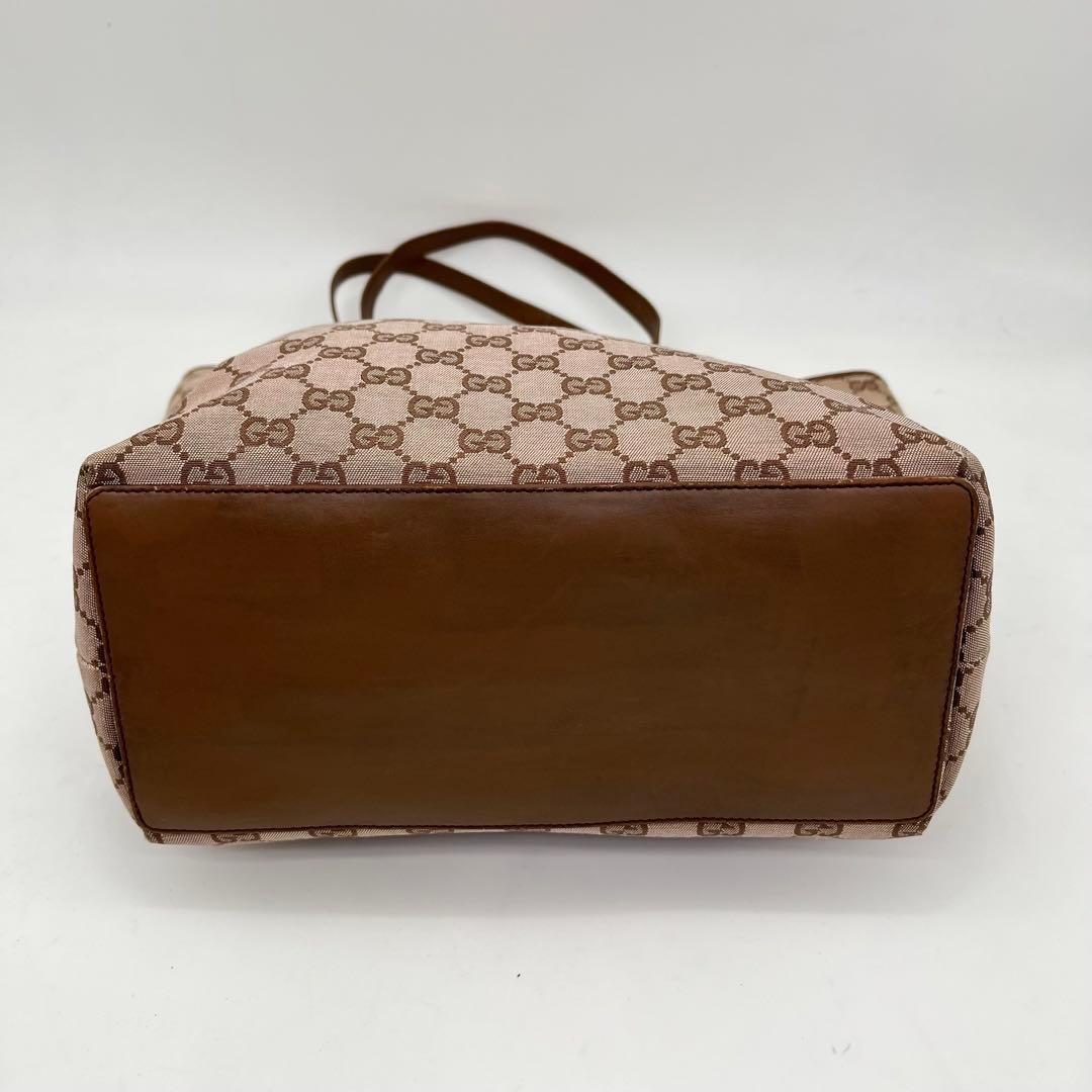 GUCCI トートバッグ 肩掛け GGキャンバス ゴールド金具 002 1098