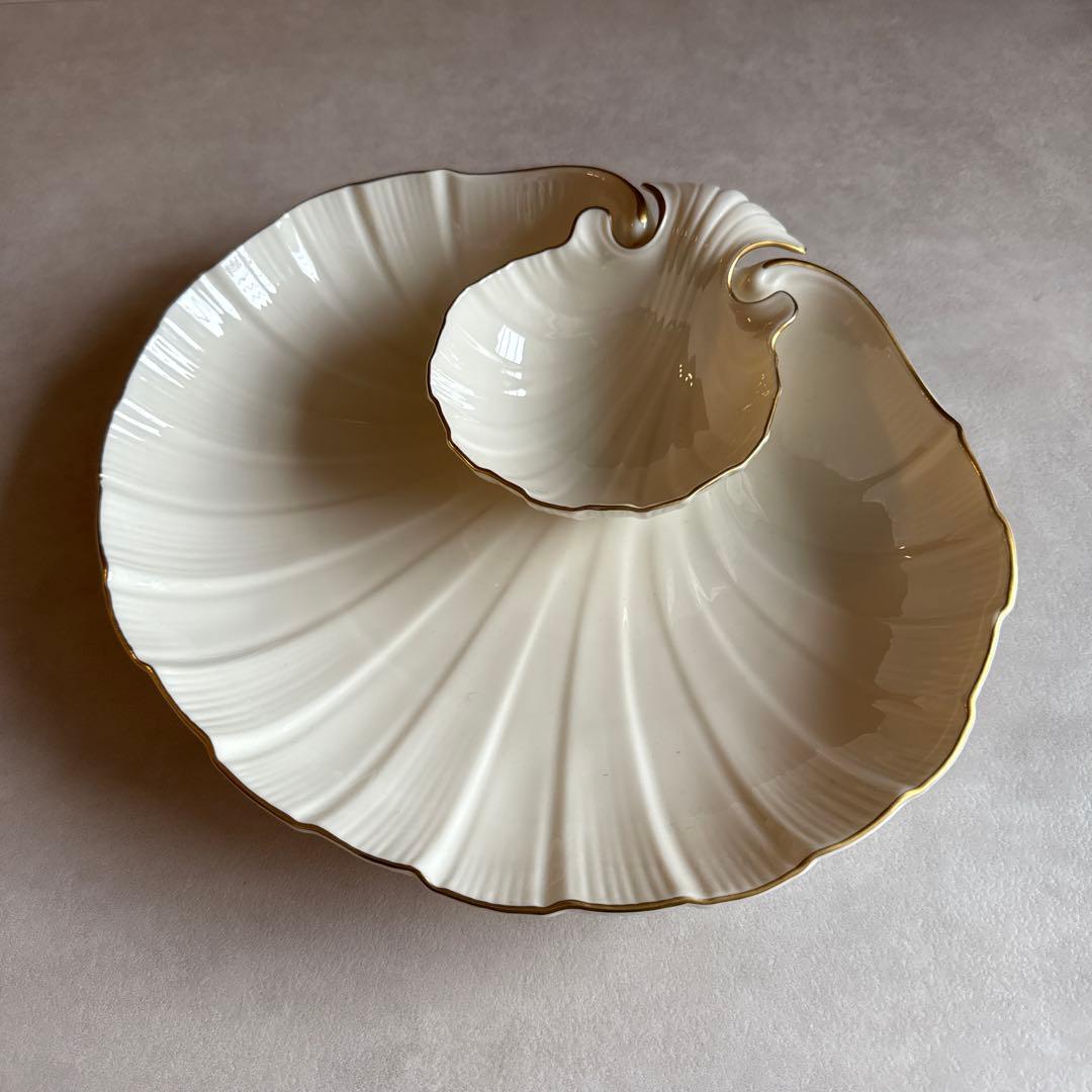 新品★LENOX★ヴィンテージ★シェル★大皿プレート★USA製