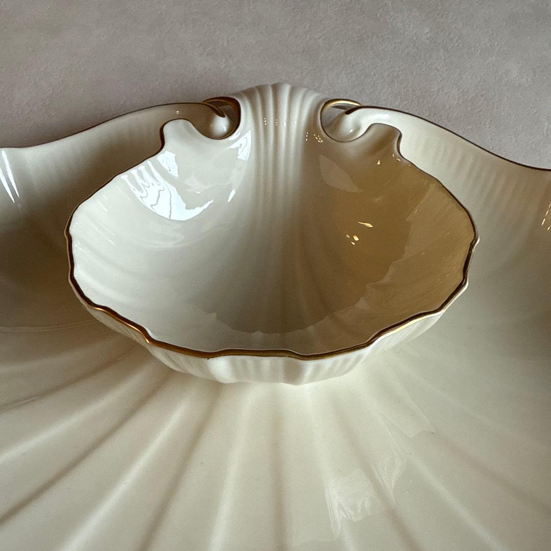 新品★LENOX★ヴィンテージ★シェル★大皿プレート★USA製