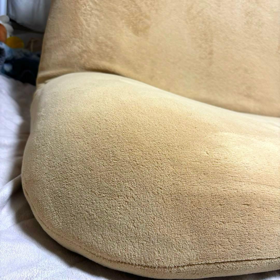 最終お値下げ‼️【LOWYA】 ソフトベージュ 2人掛けソファ　ベッド　座椅子