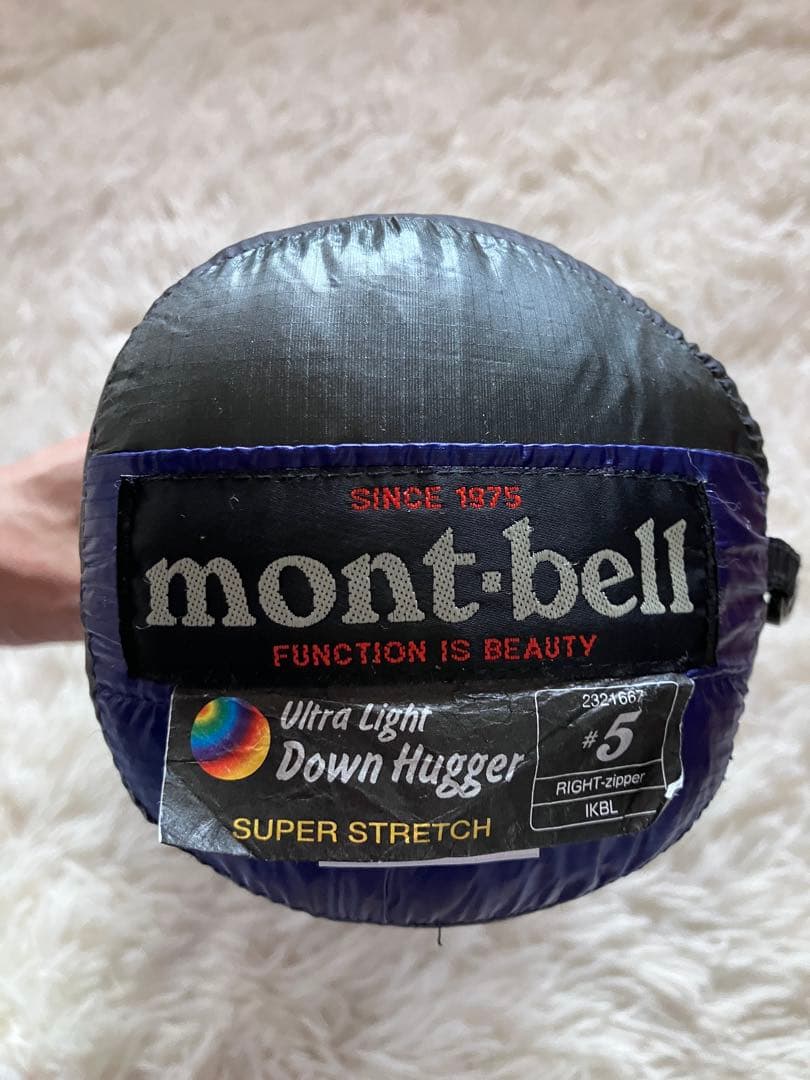 ‼️美品‼️モンベル 希少なウルトラライトダウンハガー #5 寝袋 シュラフ