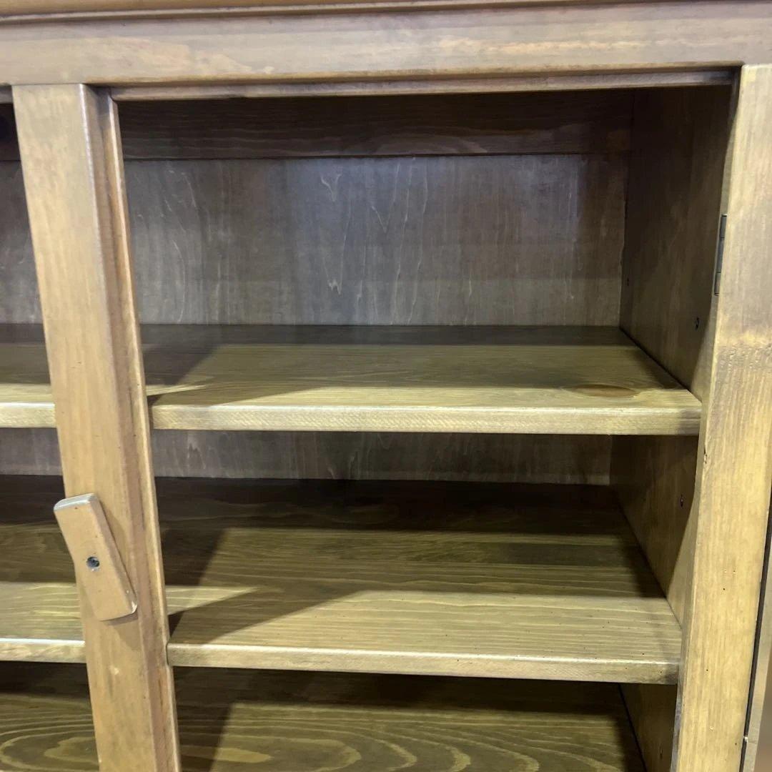 【アンファン】カントリー調カップボード◇訳あり◆