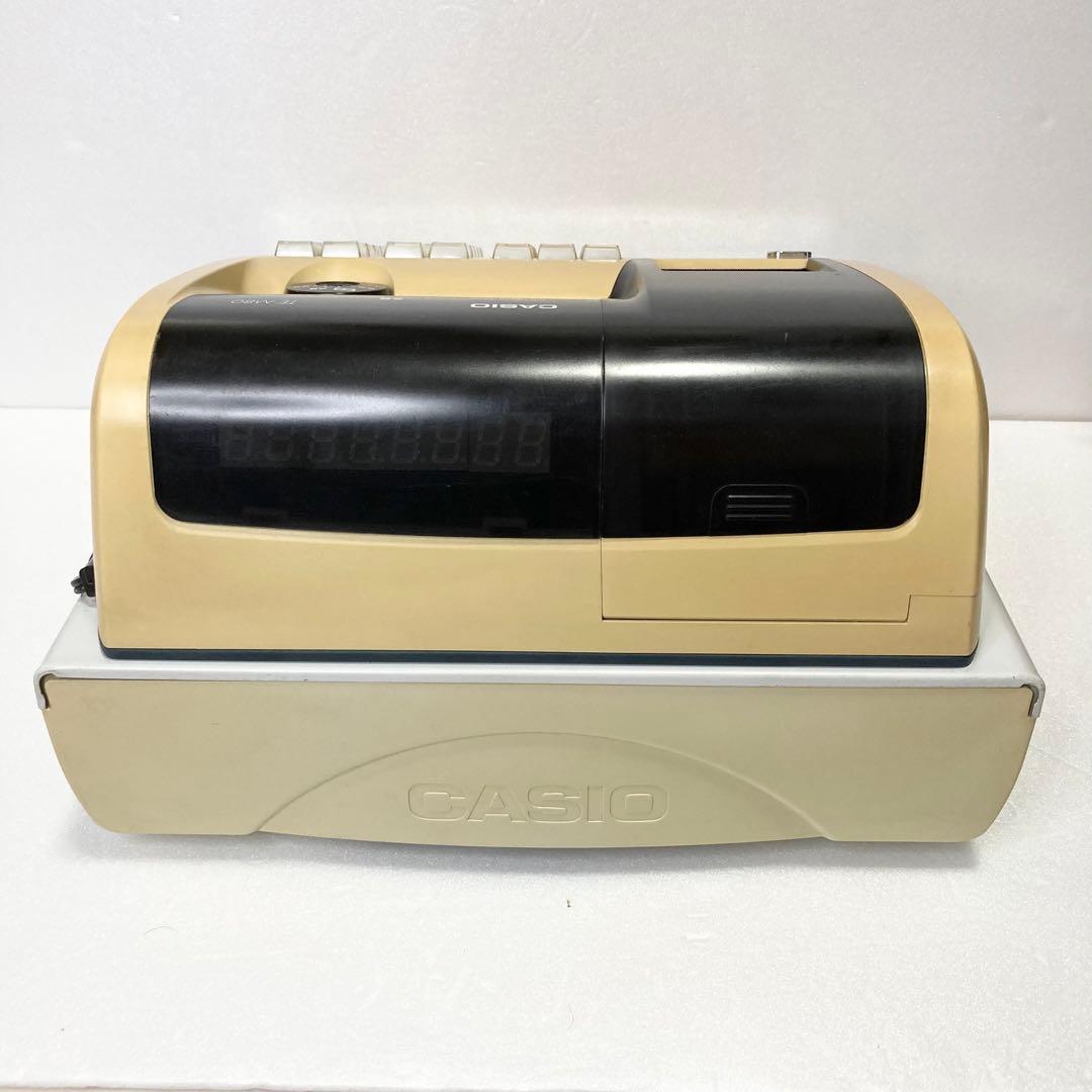CASIO レジスター TE-M80 動作良好 ロール紙付 鍵付