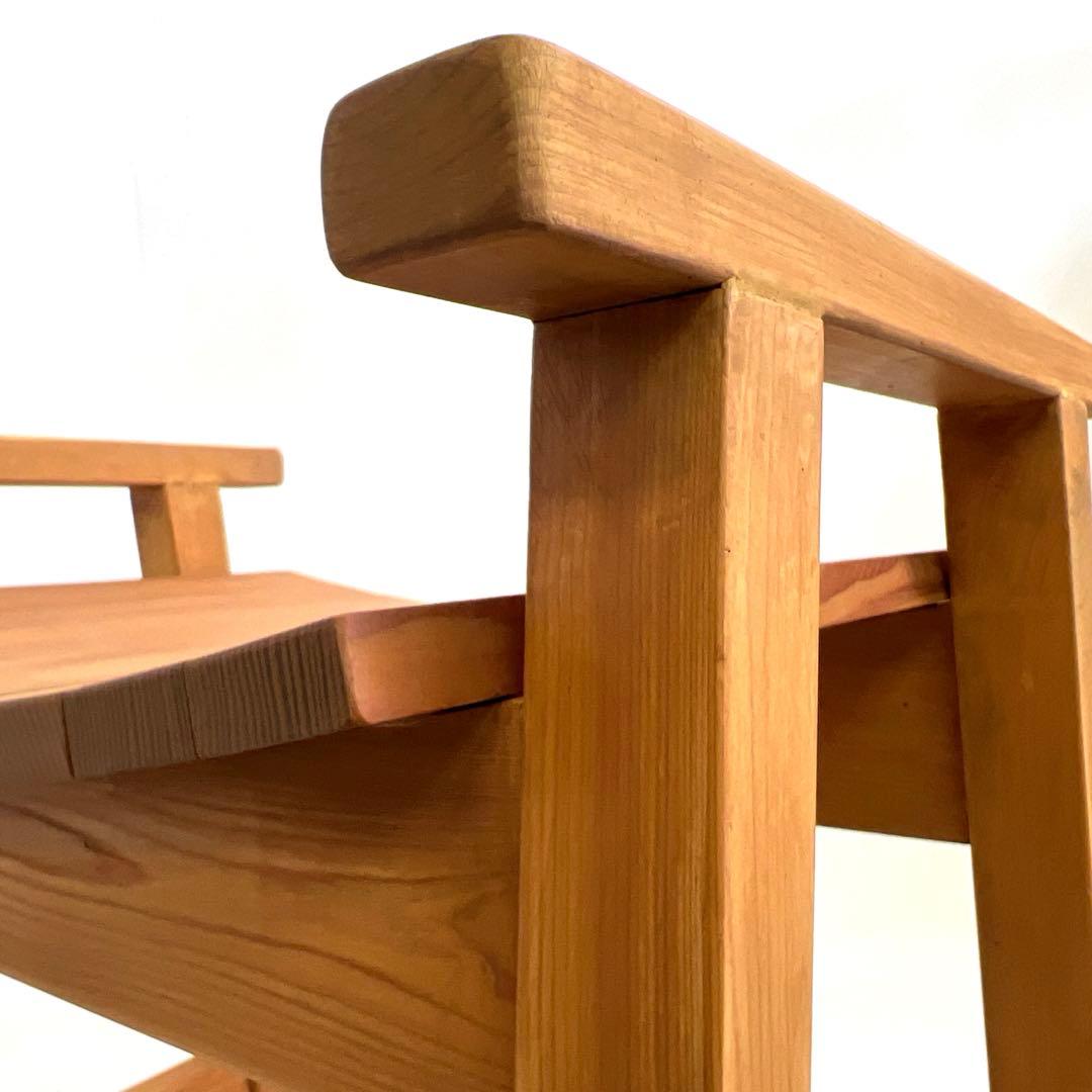 無垢材スツール・肘付きスツール