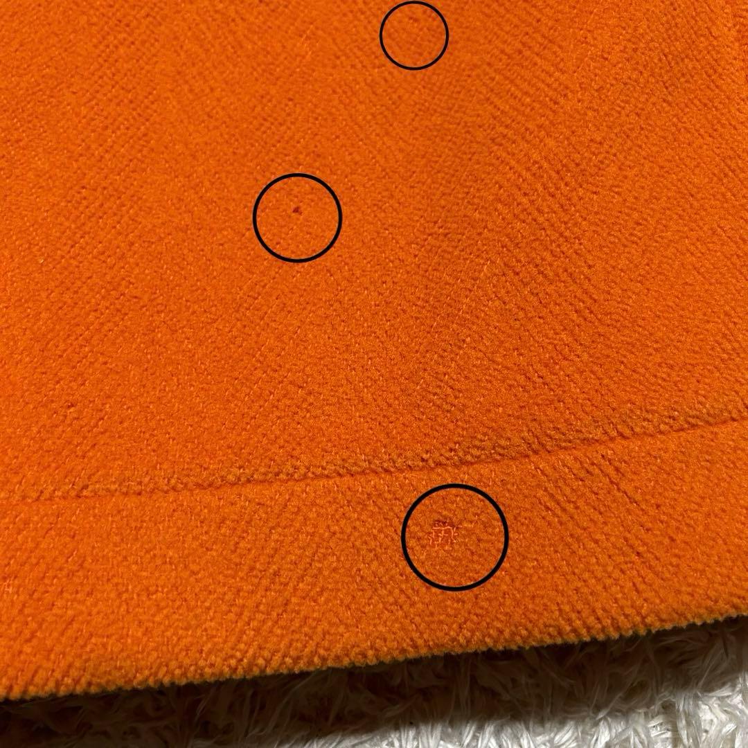 オールドイングランド ダッフルコート ヘリンボーン オレンジ L相当