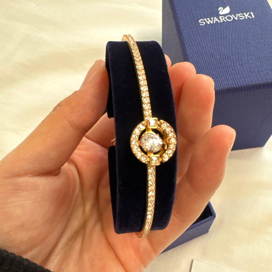 【新品未使用】Swarovski ローズゴールド ブレスレット