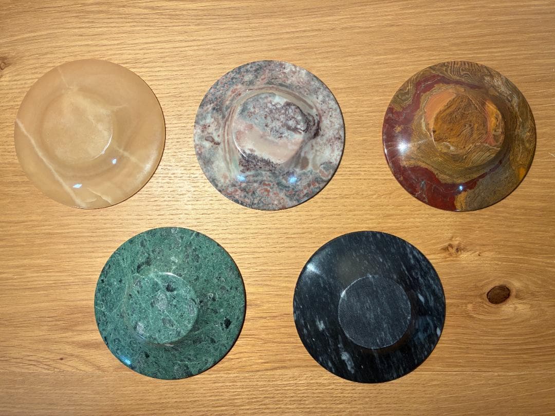 056オニキス/オニックス 青蛇文 大理石 天然石 小皿/プレート