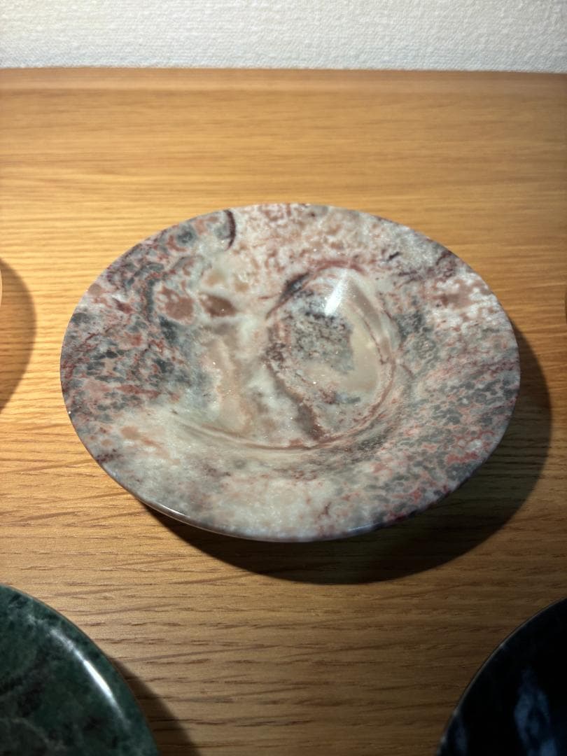 056オニキス/オニックス 青蛇文 大理石 天然石 小皿/プレート