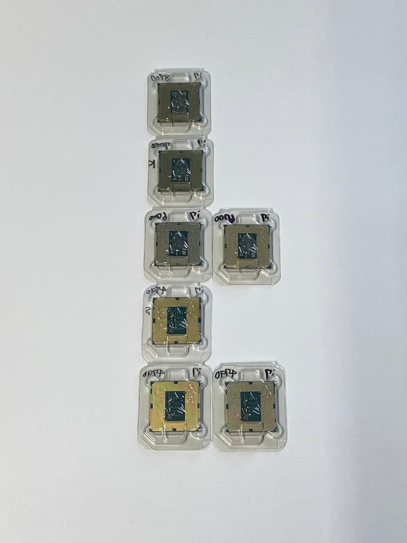 CPU INTEL CORE i7 系 5種 計7枚 8700他 ジャンク