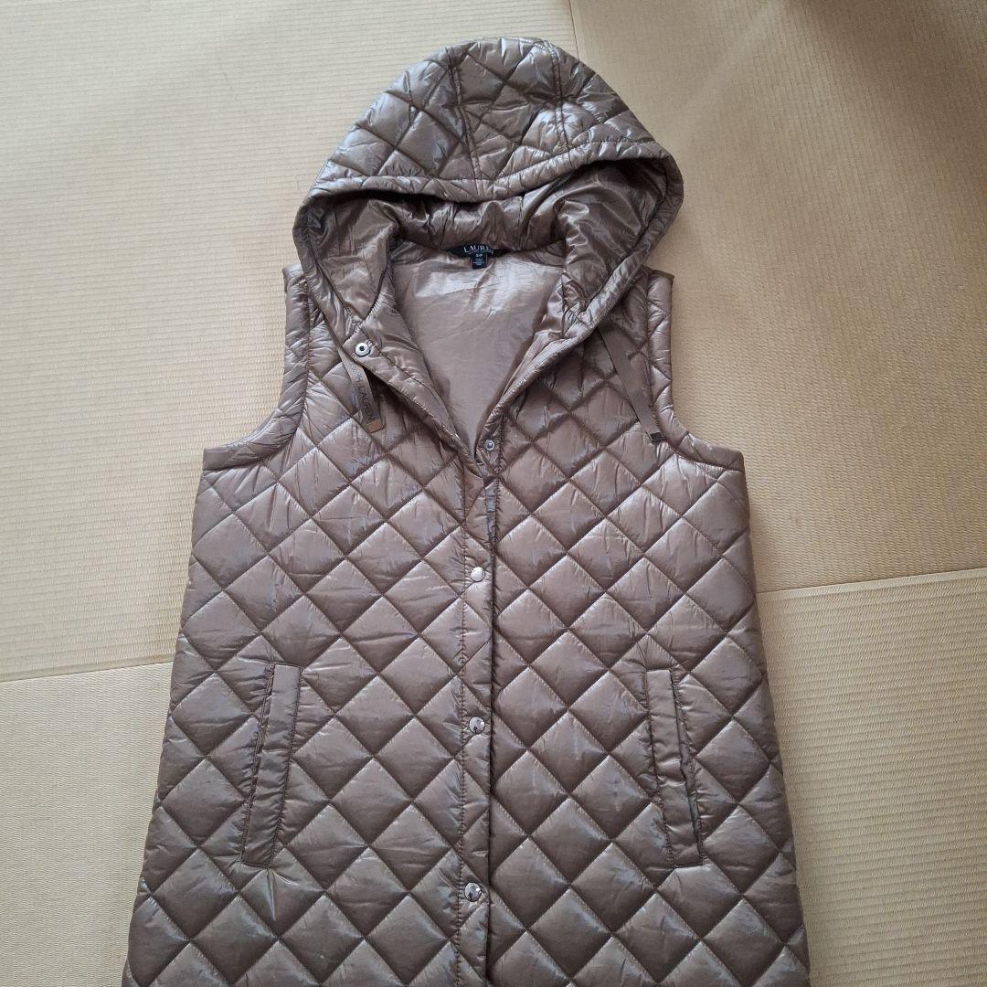LAUREN 　ロングベストM　ローレン　ラルフローレン