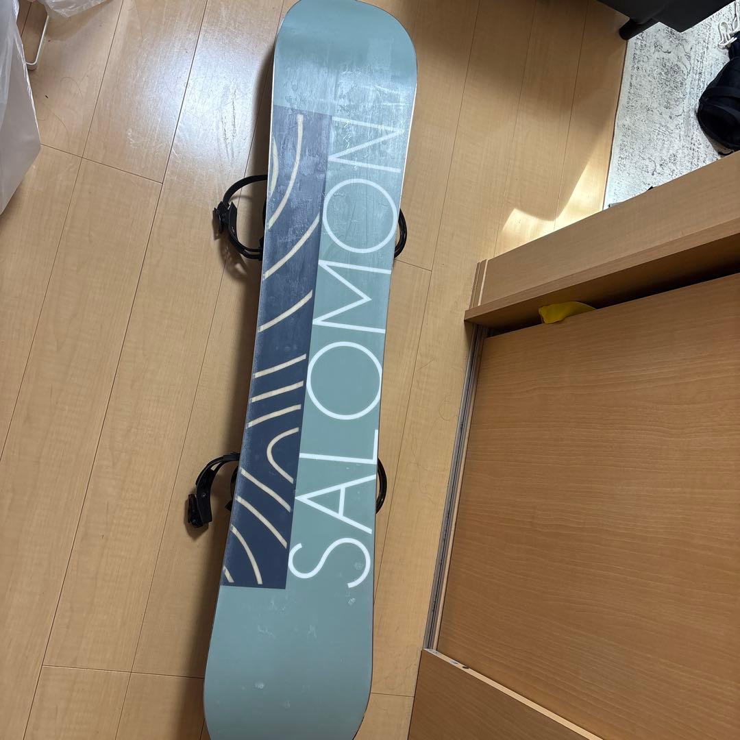SALOMON スノーボード 黒/グレー