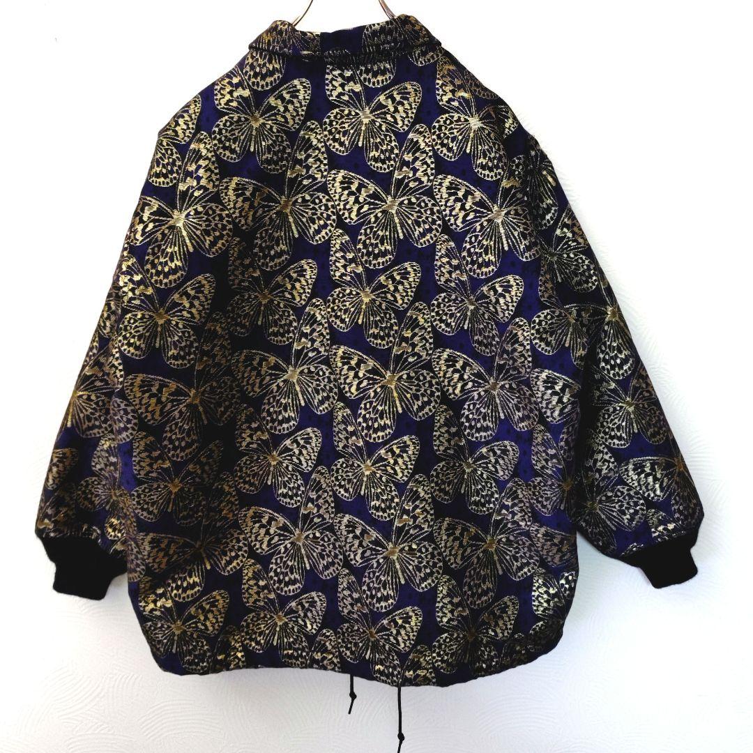 美品 NEEDLES ニードルス スナップ ビッグロゴ デカロゴ 中綿ジャケット