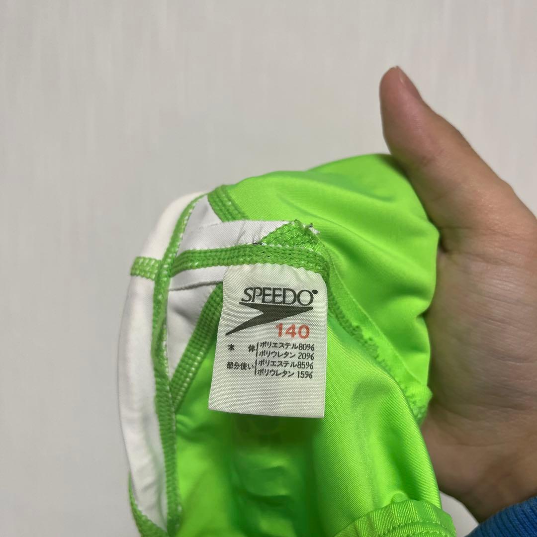 Speedo 競泳水着 競パン　蛍光グリーン サイズ140