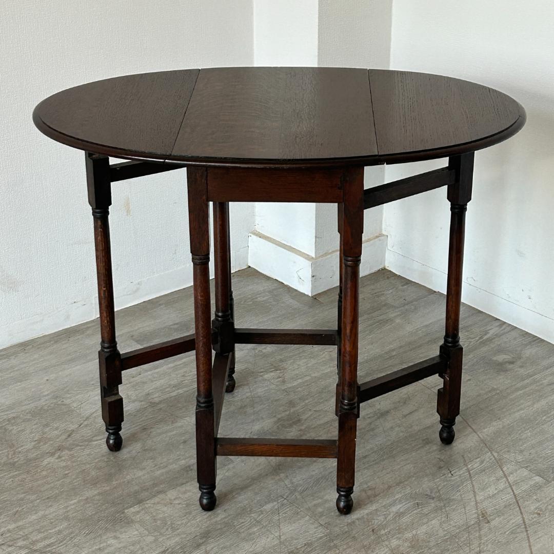 イギリス アンティーク家具 ゲートレッグテーブル 1930年頃 851A