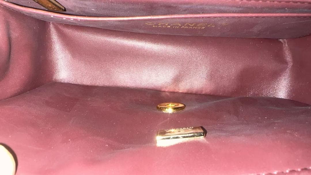 ブラックレザー ショルダーバッグ CF 20*12*6CM