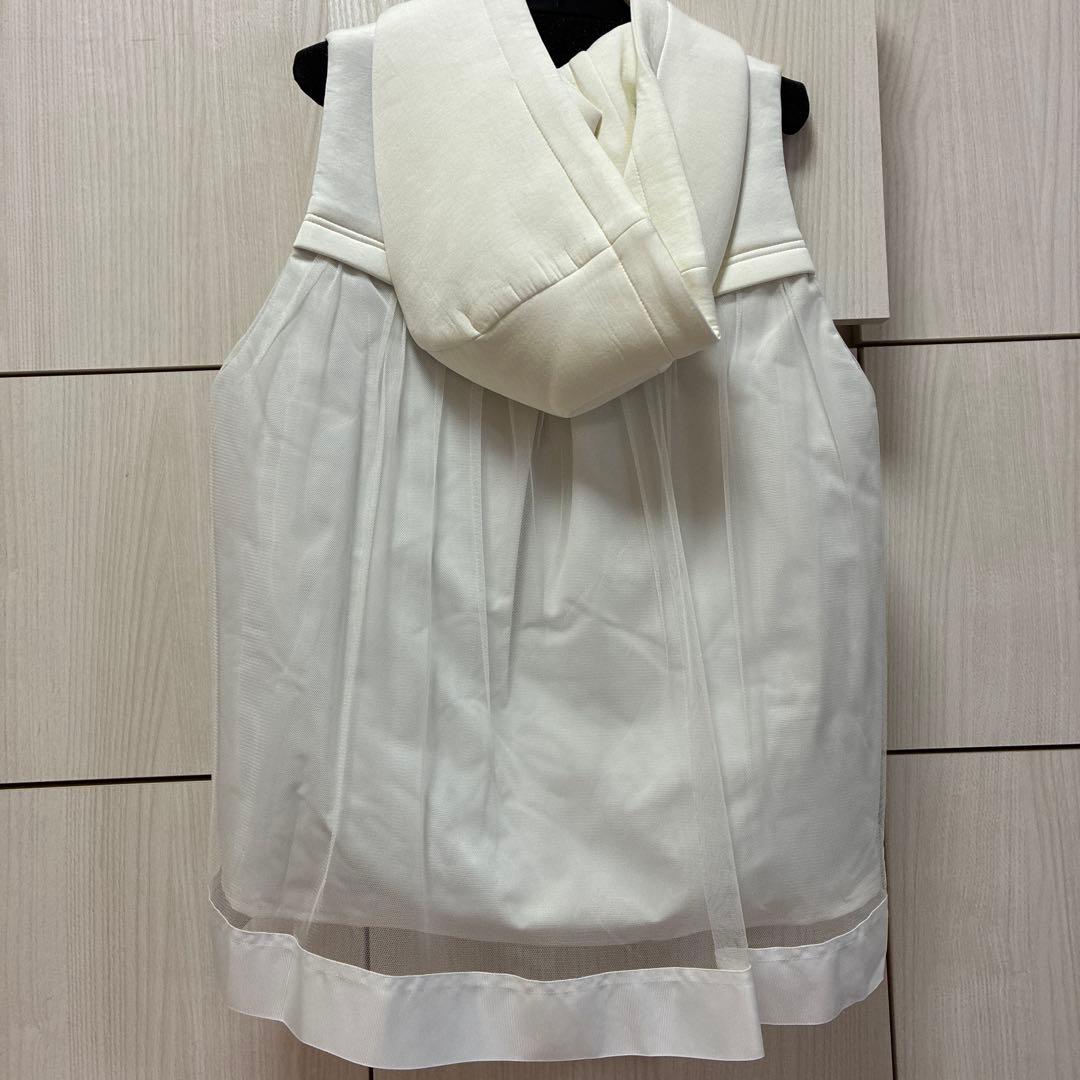 新品★ヤマダヤ　SCOTCLUB スコットクラブ　フードベスト オフホワイト