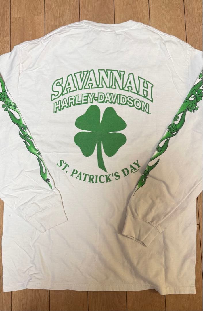 スペシャルHarley-Davidson 長袖カットソー　クローバー　スパイダー