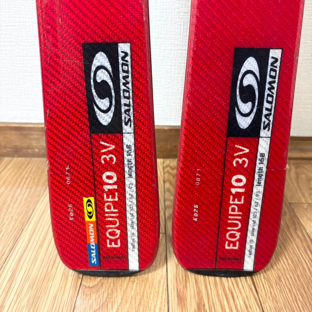 SALOMON Equipe10 3V Raceスキー板&ビンディング【166】