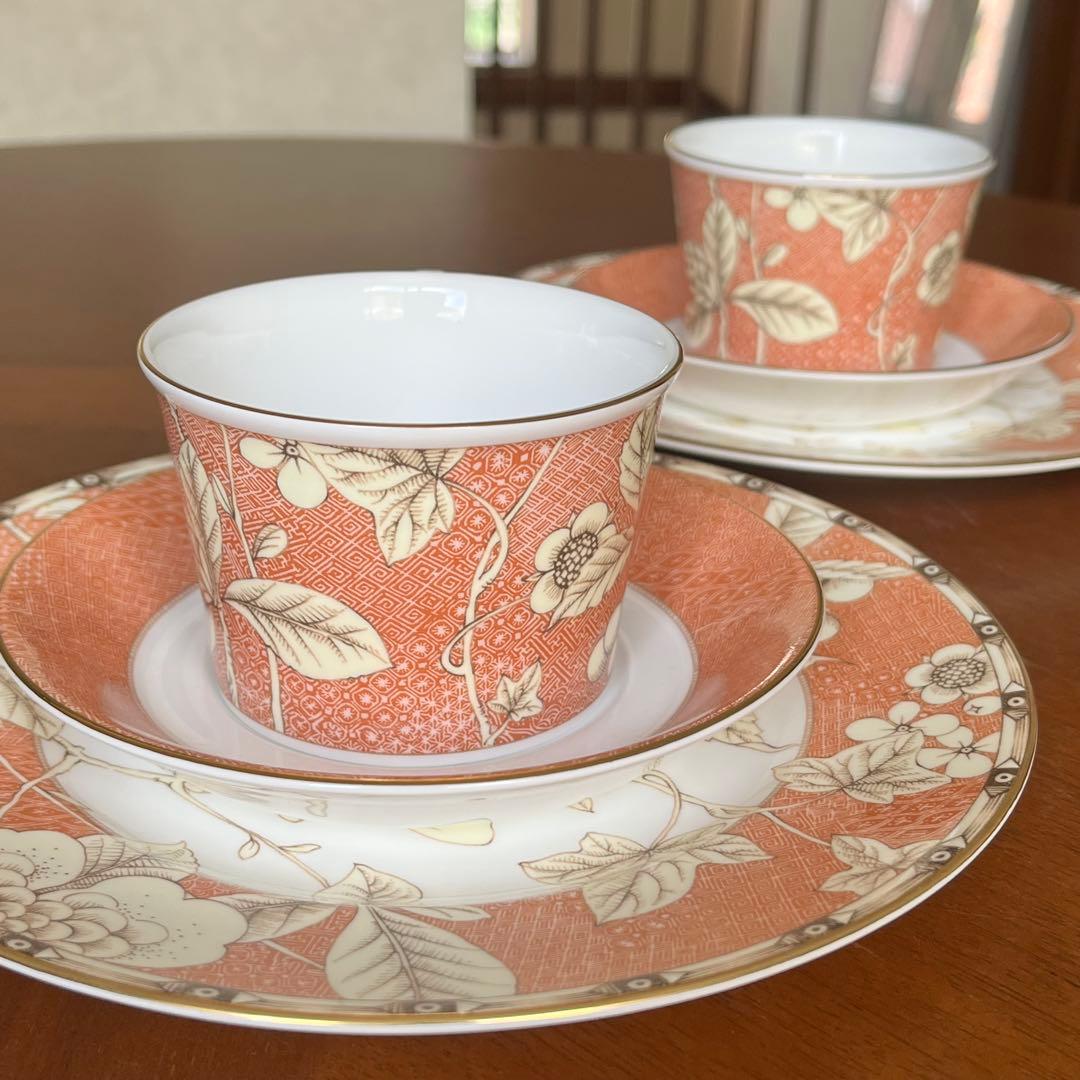 【美品】ウェッジウッド★フランシス★トリオペア　（パターンＡ）