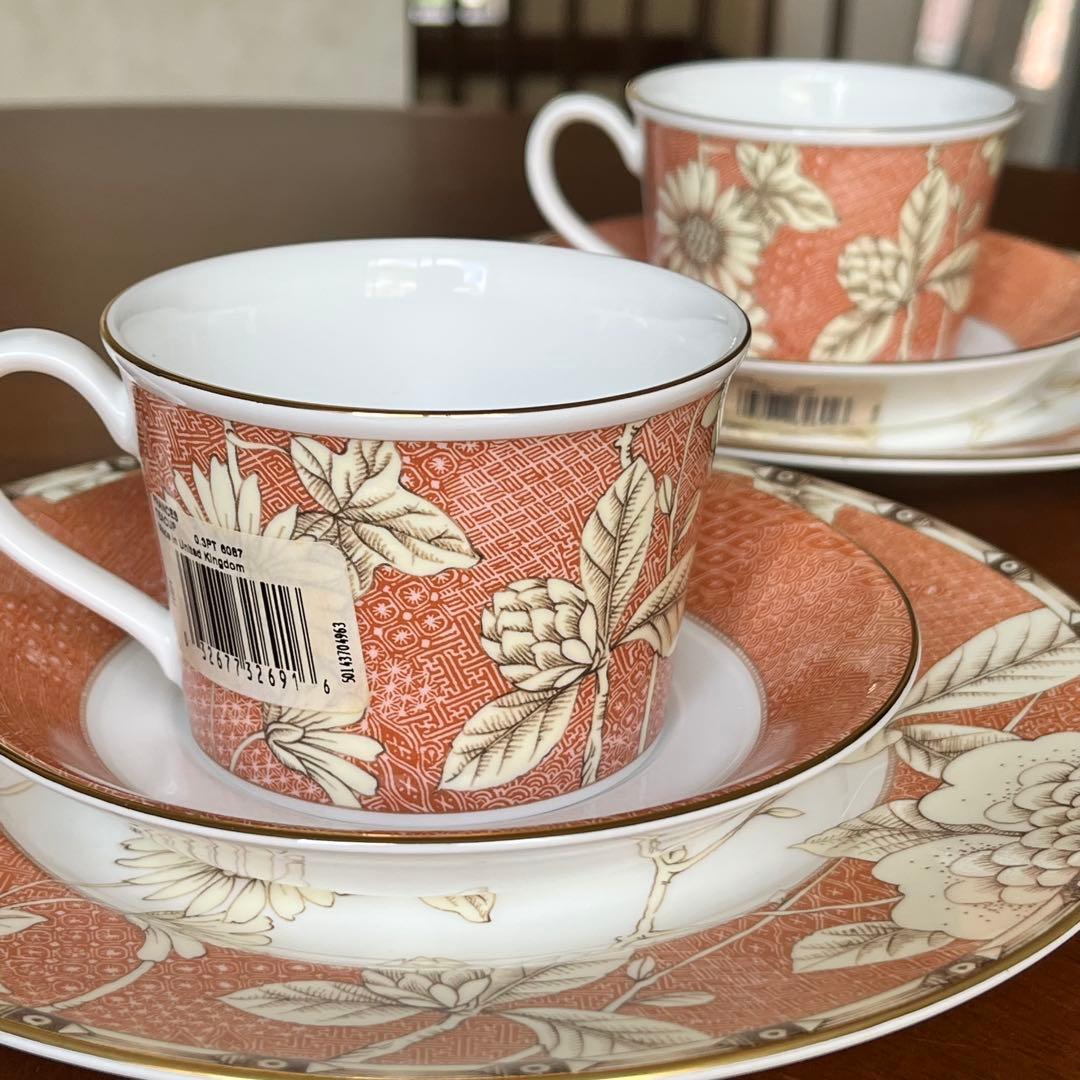 【美品】ウェッジウッド★フランシス★トリオペア　（パターンＡ）