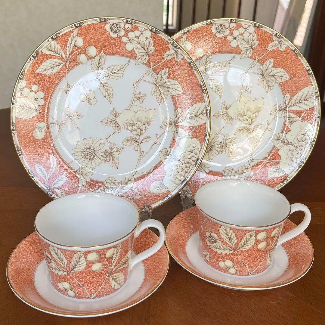 【美品】ウェッジウッド★フランシス★トリオペア　（パターンＡ）