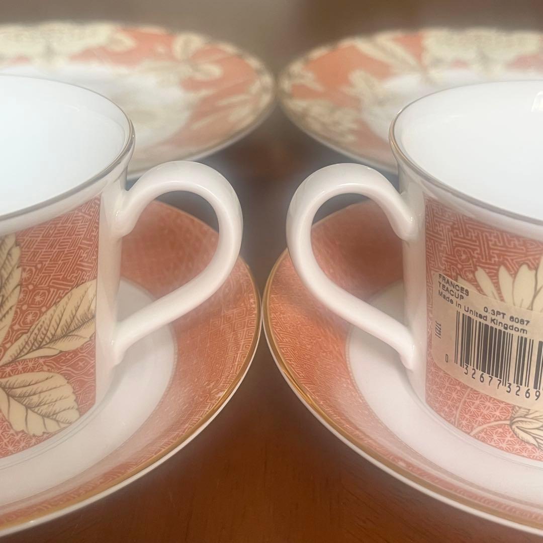 【美品】ウェッジウッド★フランシス★トリオペア　（パターンＡ）