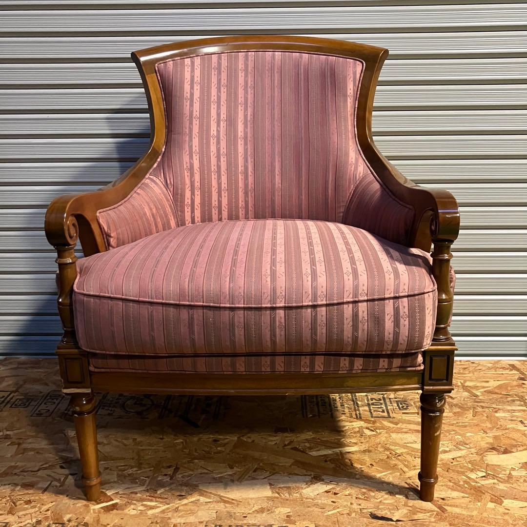 A2F55■カリモク domani ドマーニ 1人掛けソファ シングルソファ