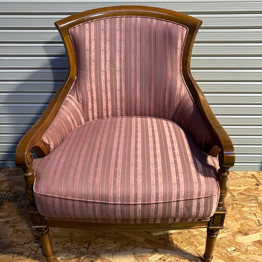 A2F55■カリモク domani ドマーニ 1人掛けソファ シングルソファ