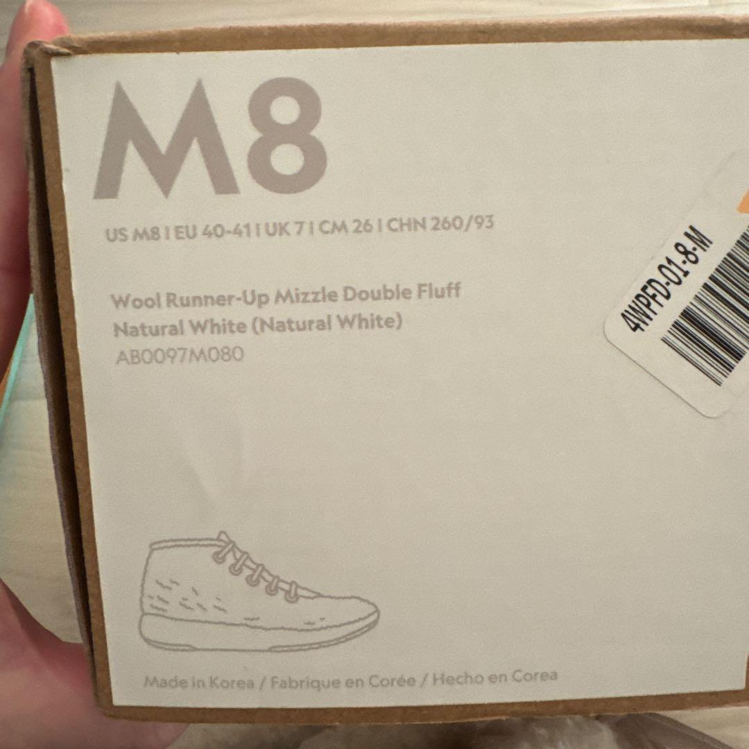 [新品即日発送可] オールバーズ allbirdsウールランナーフラフM8 26