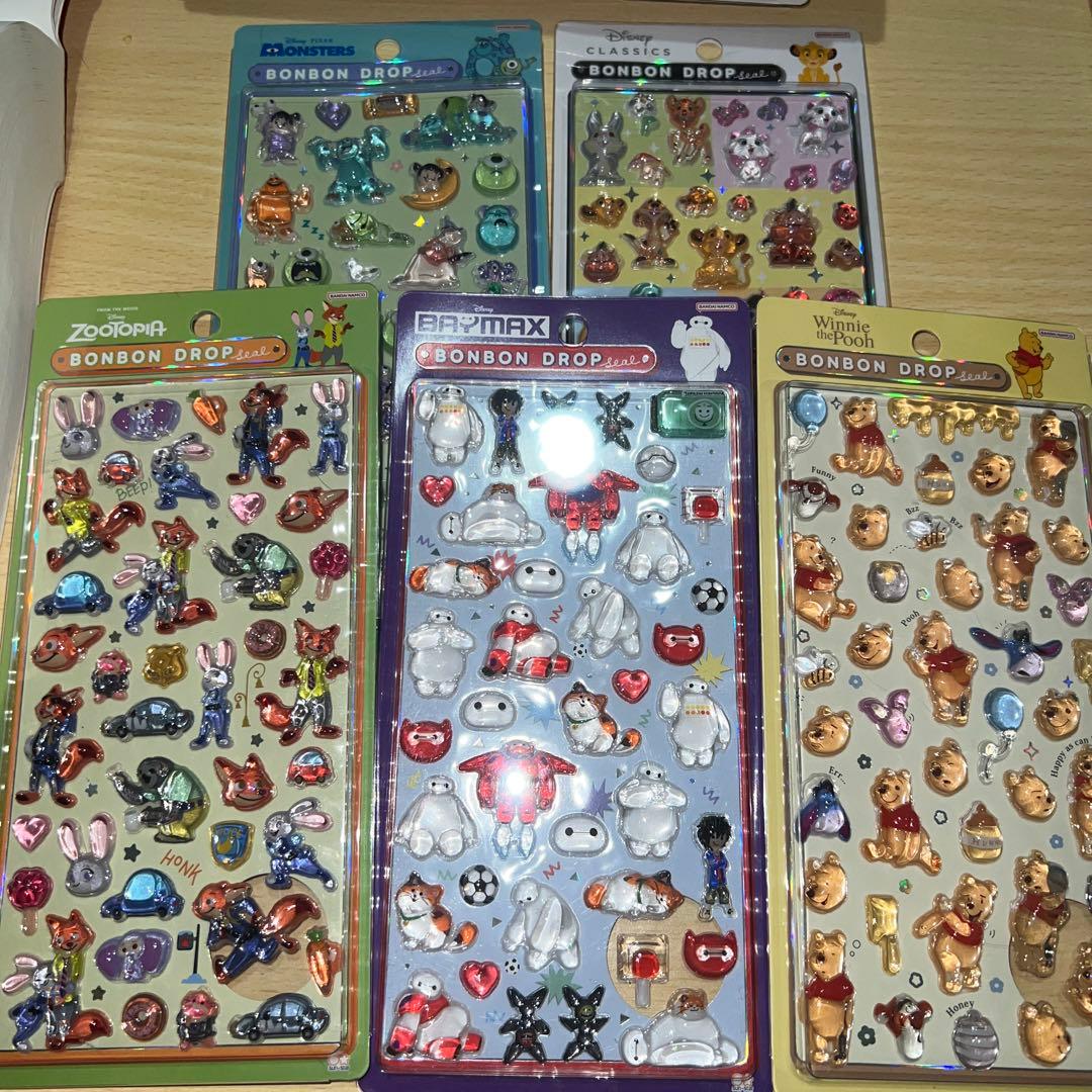 ディズニー第二弾　ボンボンドロップシール まとめ売り
