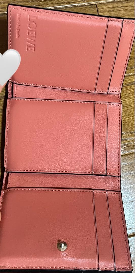 最終価格 LOEWE 折り財布 良品 美品 ライトオーツ ハニー ベージュ系