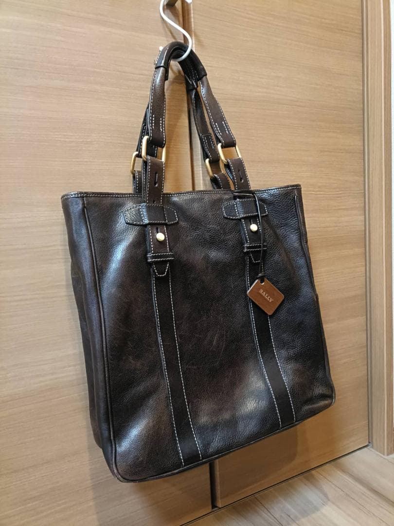 【バリー】BALLY トートバッグ 本革レザー / スイス製【美品】