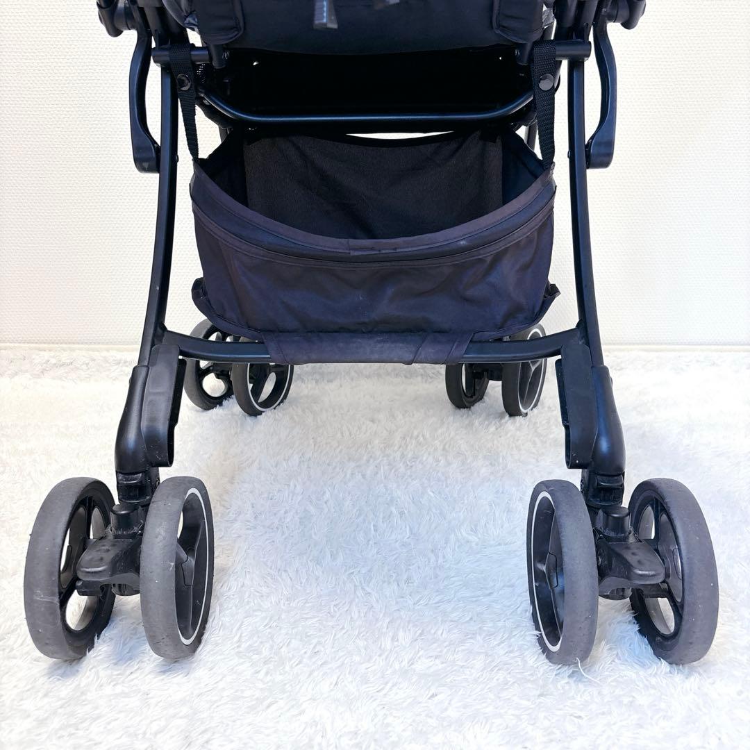 Aprica ラクーナ クッション AB グレー ベビーカー 両対面式