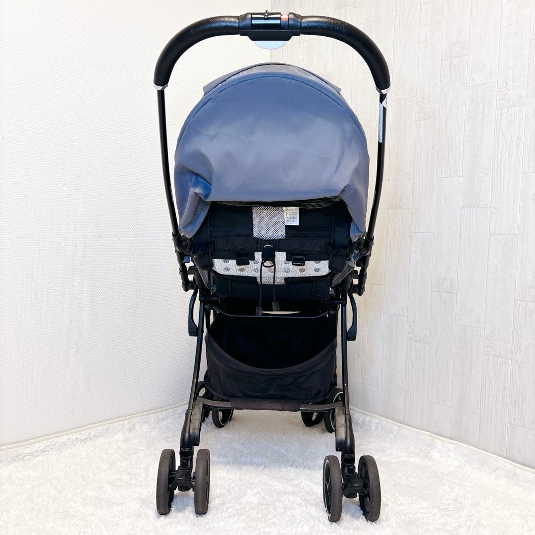 Aprica ラクーナ クッション AB グレー ベビーカー 両対面式