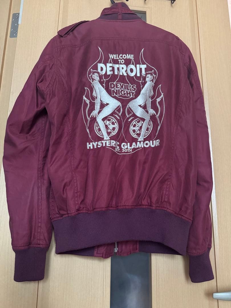 ヒステリックグラマーデトロイトブルゾンメンズエム