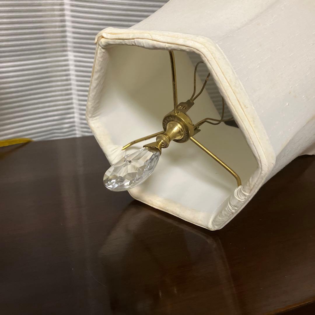 フェントンミルクガラス台座ランプ