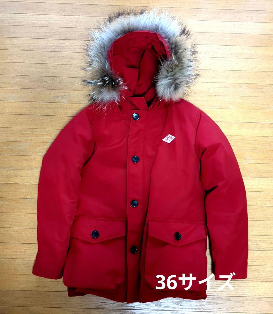 DANTON 赤 ダウンジャケット 36
