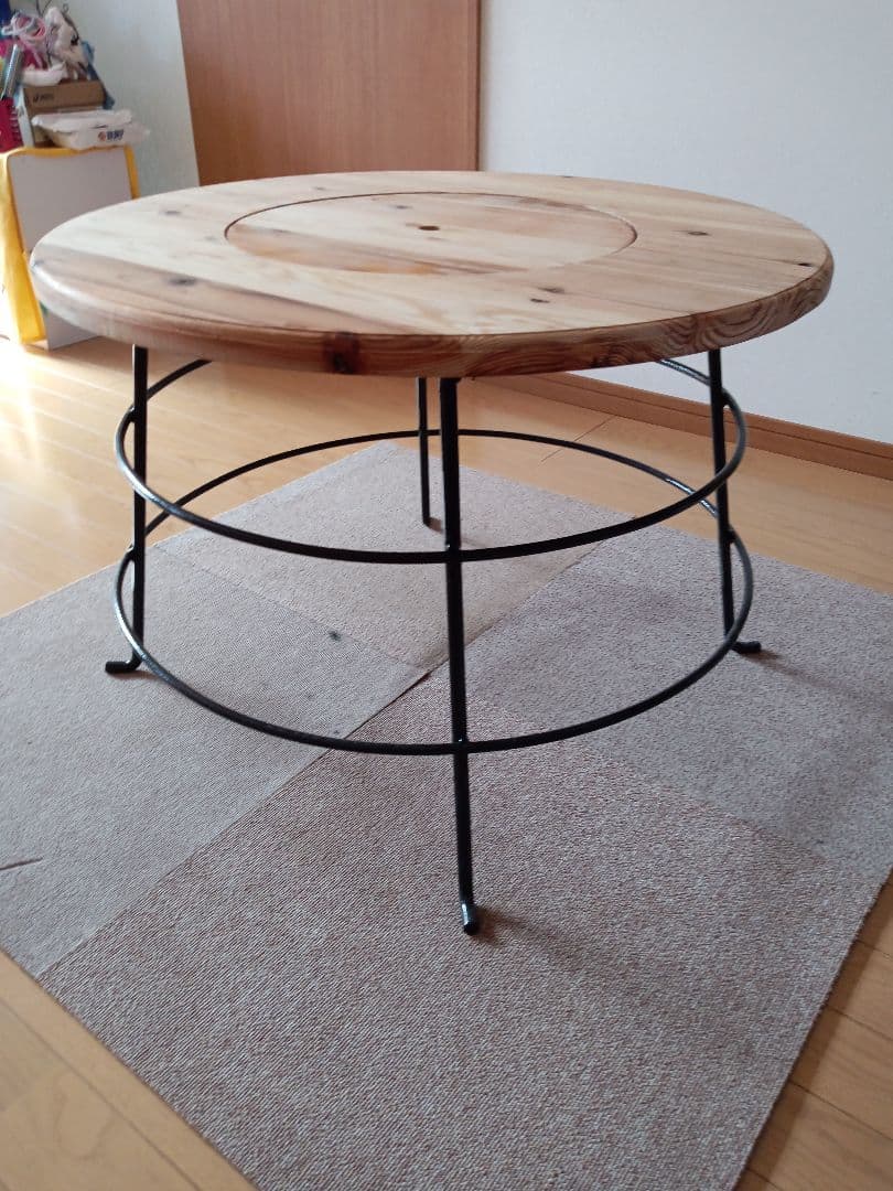 バーベキュー台テーブル　七輪テーブル　ストーブテーブル