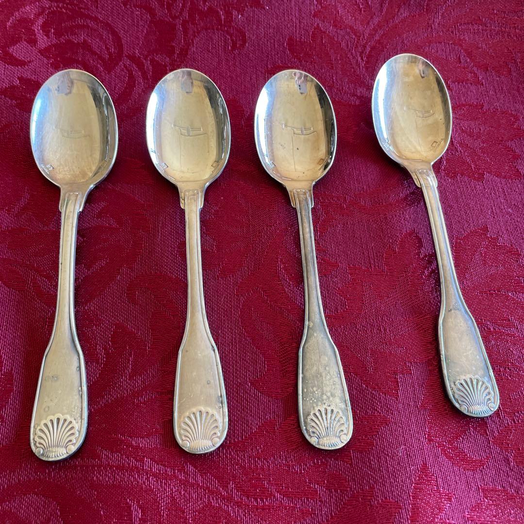 ［お値下げ］クリストフルCHRISTOFLEアンティークスプーン4本